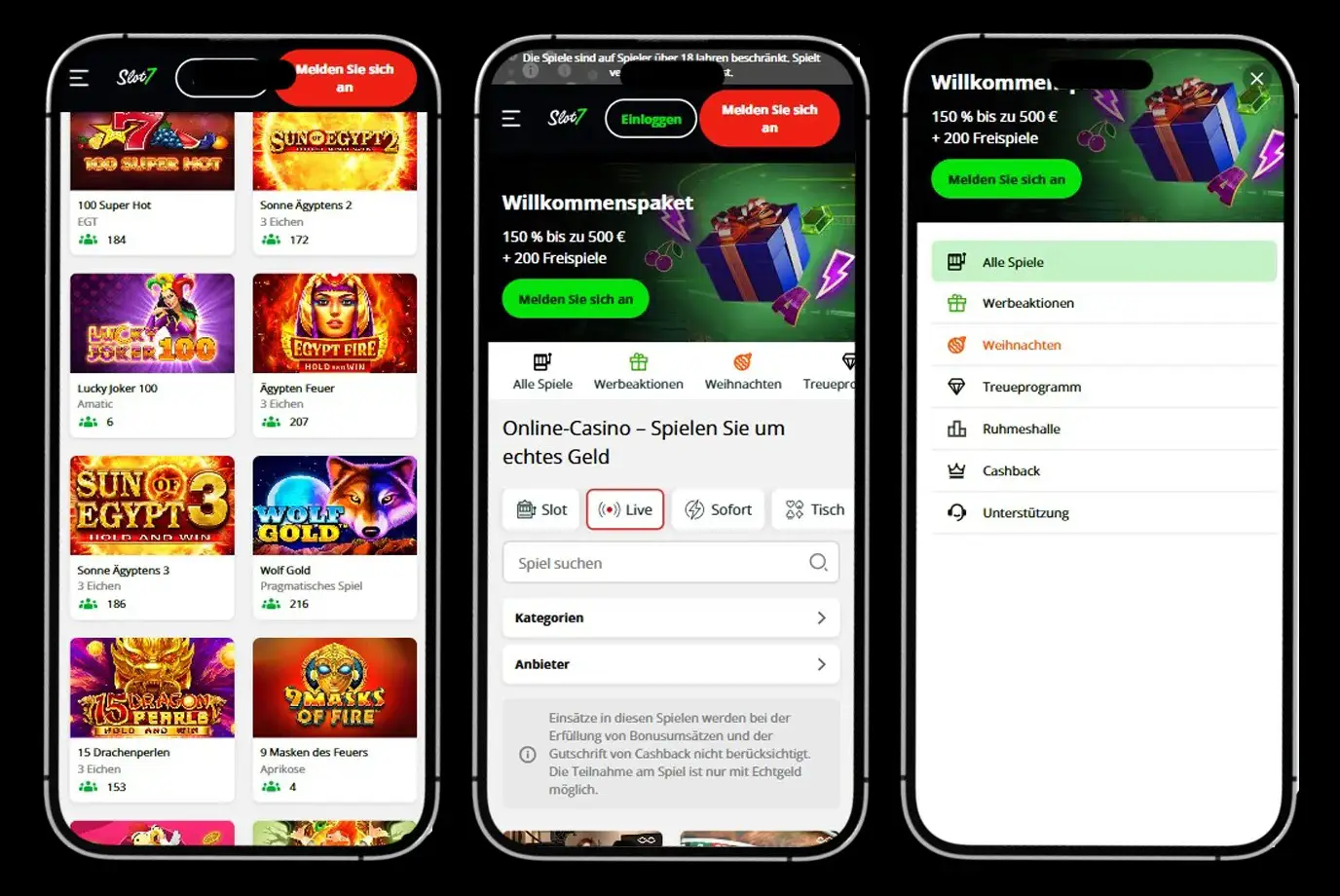 Slot7 mobile casino experience on smartphones and tablets